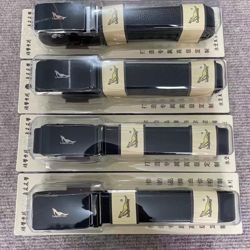 Férfi PU bőr öv automata csattal, 2–4 cm szélesség, élvédő szegéllyel, kopásálló, üzleti stílus