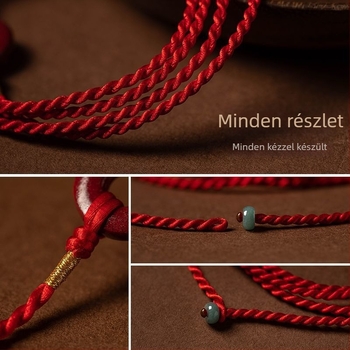 Derék öv zsinórból cinnabar biztonsági csattal; anyag: Egyéb; csatt anyaga: PVC; zárás típusa: görgős csatt; feldolgozási technológia: Egyéb; 2022 tavaszi megjelenés