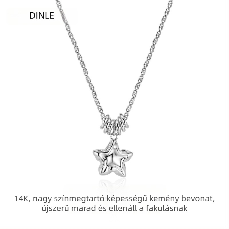Női ezüst csillag nyaklánc