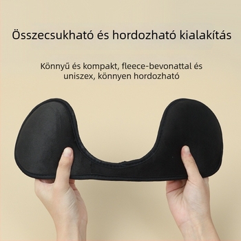 Téli plüs fülvédők, uniszex, Back-Wearing stílus, monokróm, melegen tart futás és kerékpározás közben