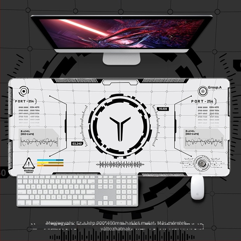 Savior egérpad – Extra nagy, vastag szegéllyel, anime dizájnnal, játékhoz, méretek: 300×250, 600×300, 800×300, 900×400