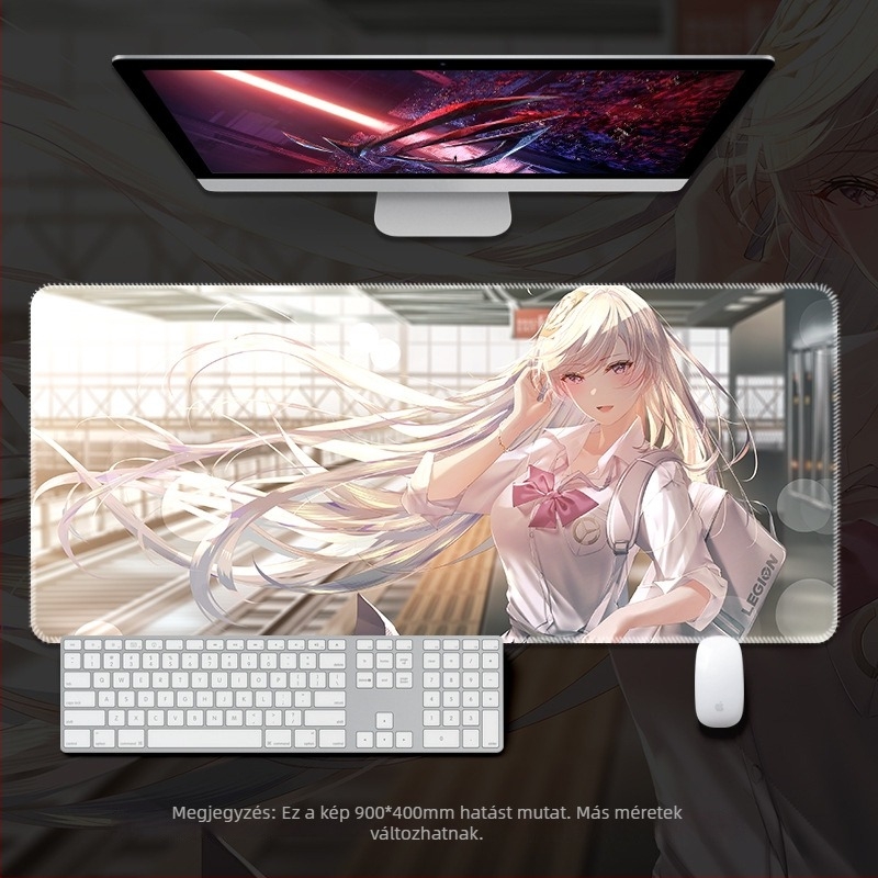 Savior egérpad – Extra nagy, vastag szegéllyel, anime dizájnnal, játékhoz, méretek: 300×250, 600×300, 800×300, 900×400