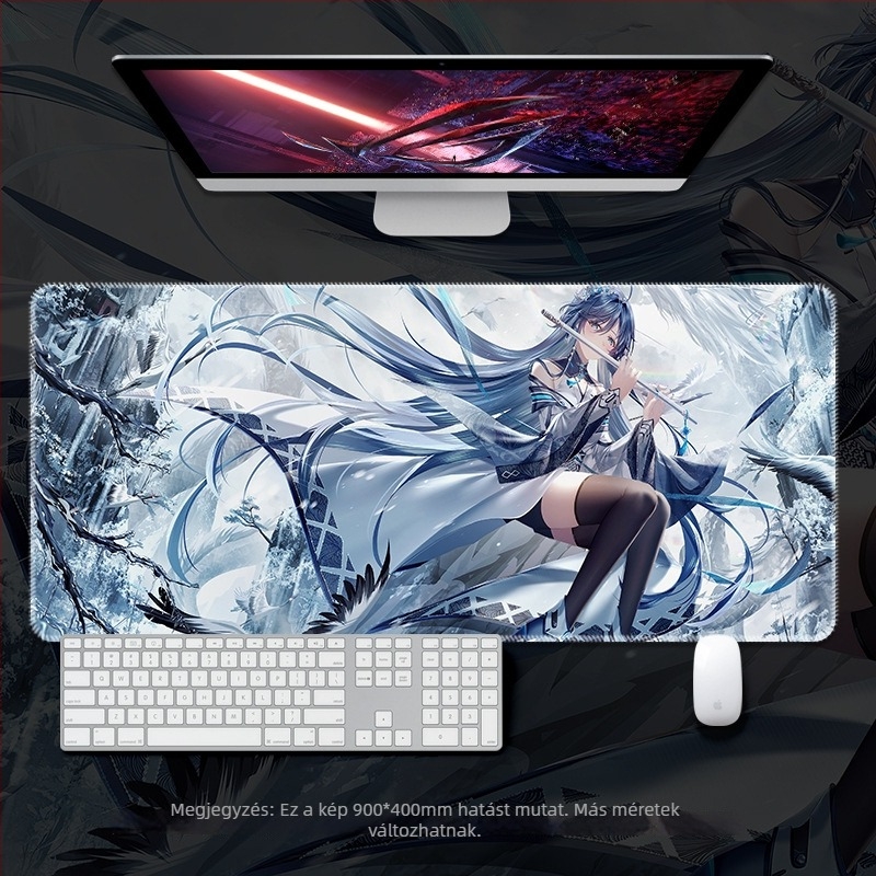 Savior egérpad – Extra nagy, vastag szegéllyel, anime dizájnnal, játékhoz, méretek: 300×250, 600×300, 800×300, 900×400