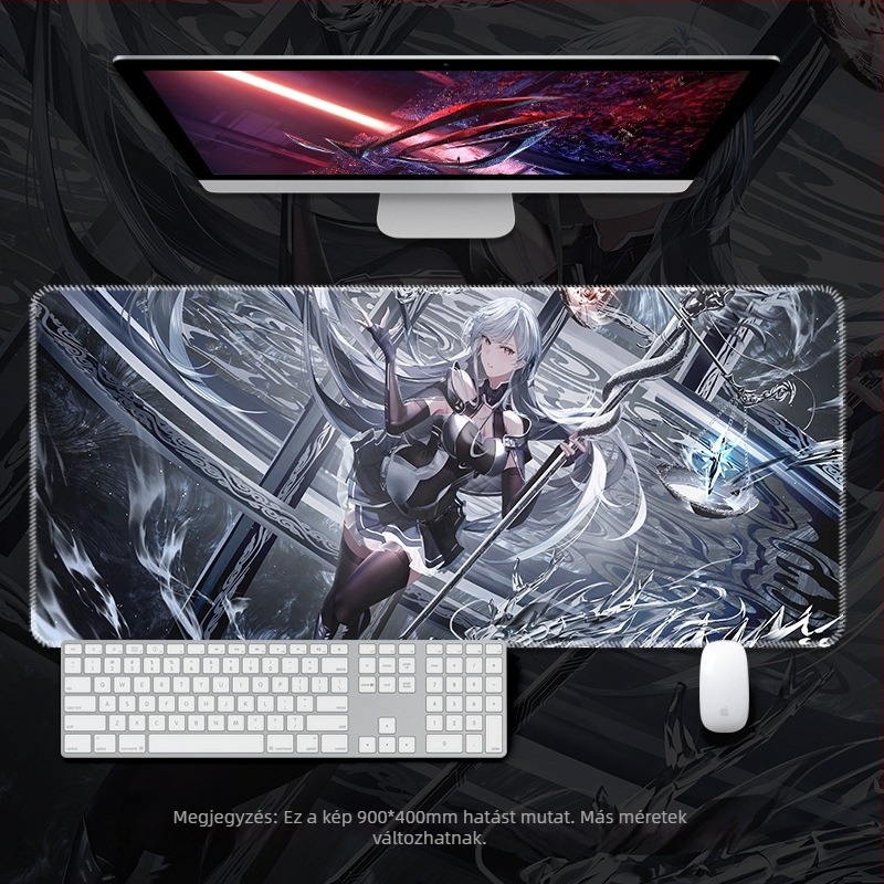 Savior egérpad – Extra nagy, vastag szegéllyel, anime dizájnnal, játékhoz, méretek: 300×250, 600×300, 800×300, 900×400