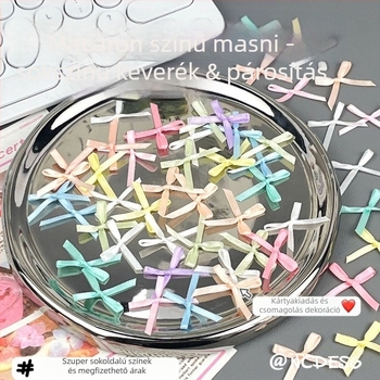 DIY dekorációkhoz gyöngyök: mini masnik, kézzel készített makarón csomagolási kiegészítők (Típus: Gyöngyök; Anyag: Egyéb; Év/Szezon: Tavasszal 2025)