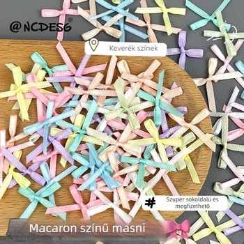 DIY dekorációkhoz gyöngyök: mini masnik, kézzel készített makarón csomagolási kiegészítők (Típus: Gyöngyök; Anyag: Egyéb; Év/Szezon: Tavasszal 2025)