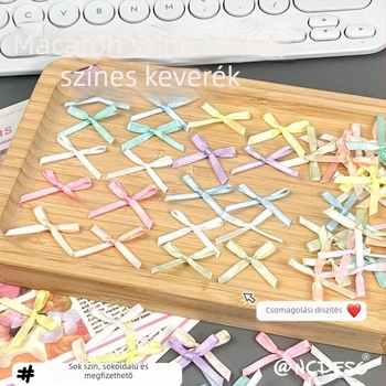 DIY dekorációkhoz gyöngyök: mini masnik, kézzel készített makarón csomagolási kiegészítők (Típus: Gyöngyök; Anyag: Egyéb; Év/Szezon: Tavasszal 2025)