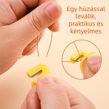 Line Cutter gyűrűs fonalszaggató, Ring Knife — Modern stílus, Doboz 500 db