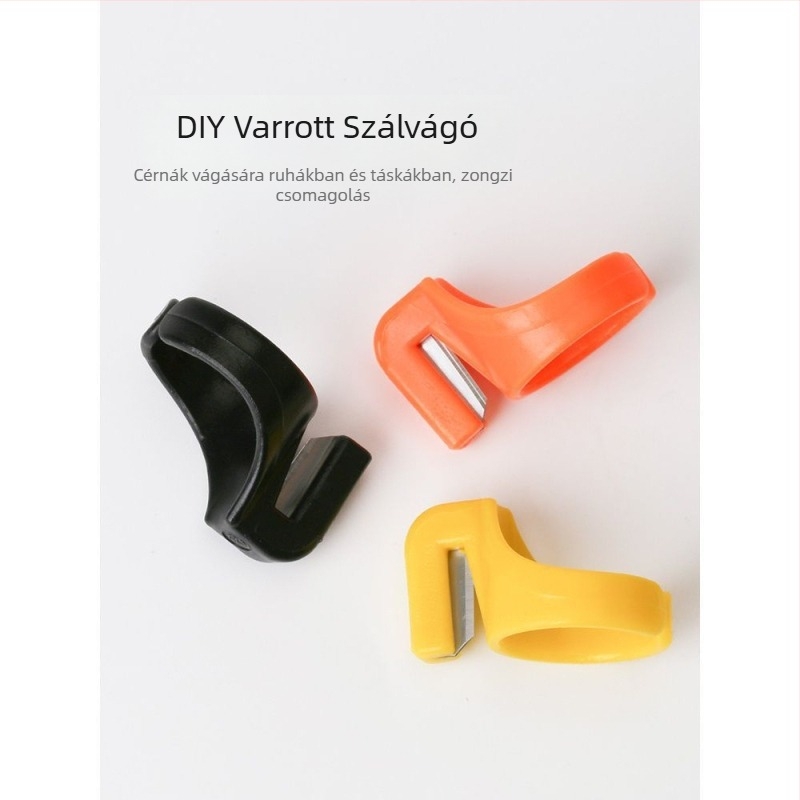 Line Cutter gyűrűs fonalszaggató, Ring Knife — Modern stílus, Doboz 500 db