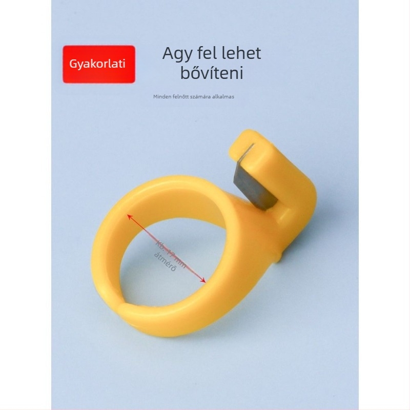 Line Cutter gyűrűs fonalszaggató, Ring Knife — Modern stílus, Doboz 500 db
