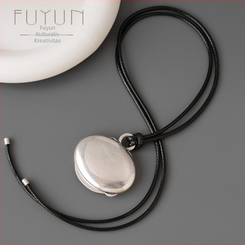 Fuyun Moonlight Treasure Box nyaklánc, sárgaréz medál, szabályos lánc, 81 cm+ kerület, 37 g tömeg