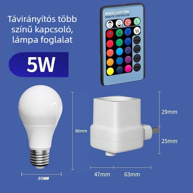 RGB kitöltő fény asztalhoz – kevesebb mint 10W, 220V, kényelmes
