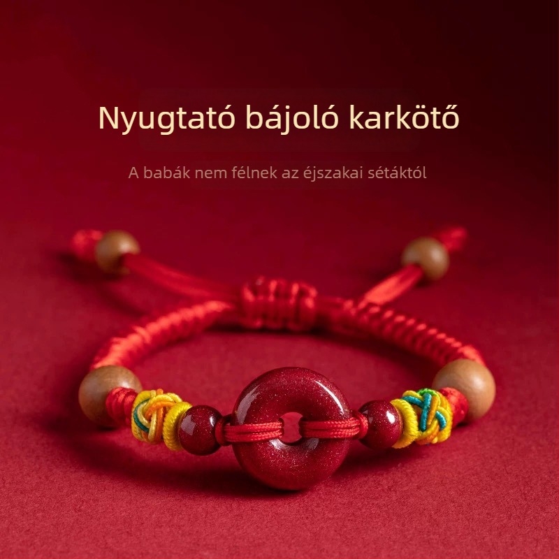 Karkötő etnikus stílusú, uniszex, kötél anyag, 2025 tavasza