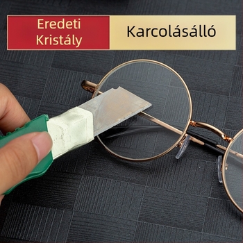 Olvasó szemüveg, kerek fém keret, teljes keret, üveg lencsék, 2023 nyári megjelenés