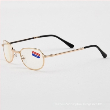 Összecsukható olvasószemüveg, anti-fáradtság funkcióval, UV-álló lencsék, teljes keretes ovális keret, felnőtteknek