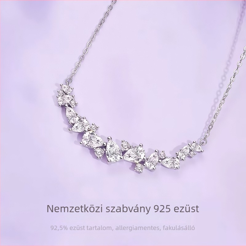 925 sterling ezüst karkötő virágmotívummal és mosollyal, uniszex, páros stílusú