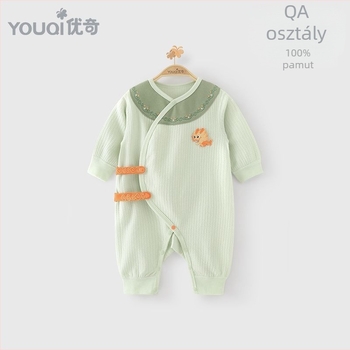 Youqi újszülött pamut hosszú ujjú overál – őszi–tavaszi időszakra, mászásra, stil monasztikus