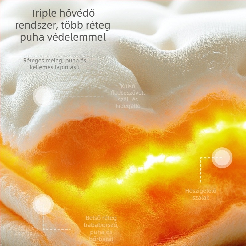 Particle Bear velúr baba overál újszülötteknek, téli 2025, ferde zárás