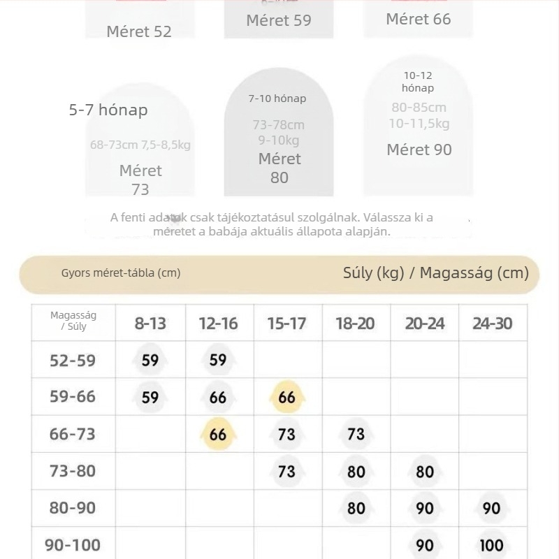 Baba téli overál quiltelt vastag anyaggal, hosszú ujjú, kapucni nélkül, uniszex