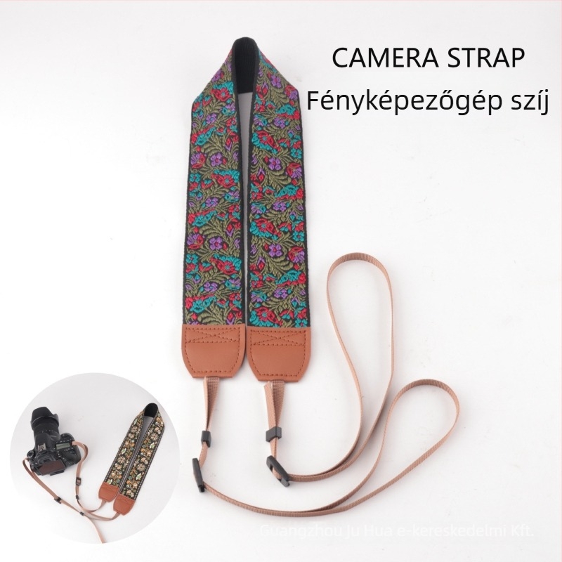 DSLR fényképezőgép heveder - Giant Kj279-kj299-kj318, poliészter, nyomtatott logó, kompatibil digitális és tükörreflexes kamerákkal