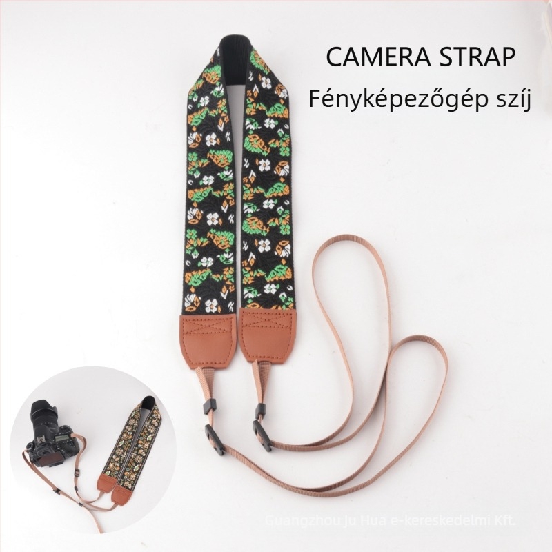 DSLR fényképezőgép heveder - Giant Kj279-kj299-kj318, poliészter, nyomtatott logó, kompatibil digitális és tükörreflexes kamerákkal