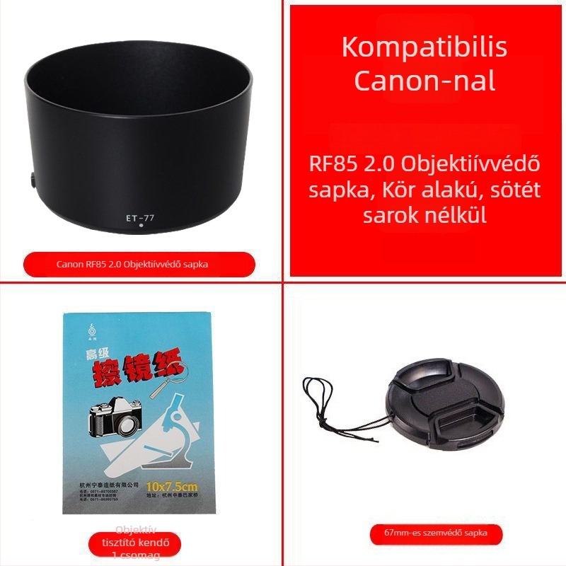 Objektív árnyékoló Canon EOS R sorozathoz, RF-S 18-150mm objektívhez, bajonettes rögzítés, OEM feldolgozás