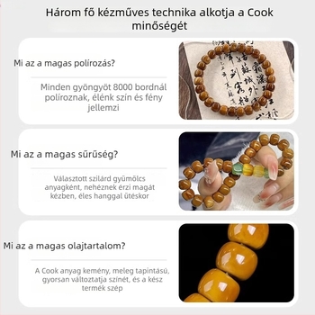 Bodhi gyöngyökből készült buddhista imaruka, egy szálas, modern minimalist stílus, márka Master Chen, Bodhi gyöngyök, 2022 téli kiadás