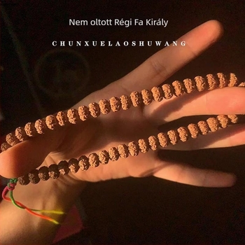 Rudraksha karkötő, kézzel készített, konstelláció alak, rajzfilm-stílus pároknak
