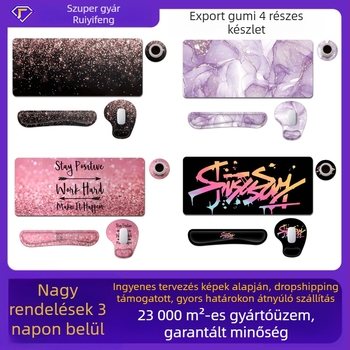 Csuklótámaszos asztali matt – természetes gumi, egyoldalas, hőtranszfer nyomtatás, esports stílus