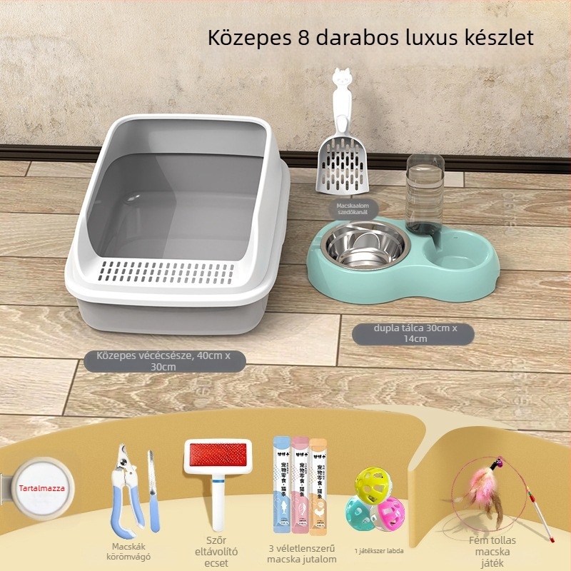Kismacskák részben zárt macskaalomtál, PVC – SZce7DD8