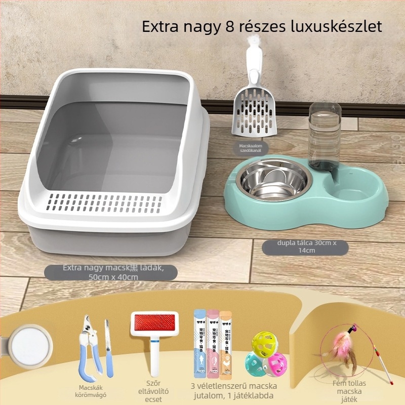 Kismacskák részben zárt macskaalomtál, PVC – SZce7DD8
