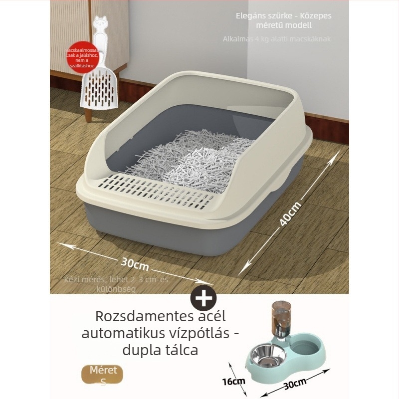 Kismacskák részben zárt macskaalomtál, PVC – SZce7DD8