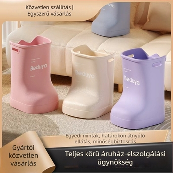 Lábfürdő vödör – otthoni használatra, emelt kialakítás, hordozható, EVA szigetelt anyagból, felnőtteknek, lábak áztatásához