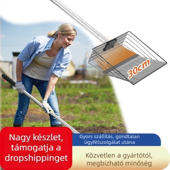 Fém anyagú tisztítólapát csirkeóljhoz, többfunkciós, nagyállatok és csirkék számára, márka Bente.