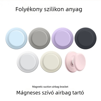 Egyszínű MagSafe mágneses teleszkópos telefonállvány, folyékony szilikonból, minimalist design, asztali használatra