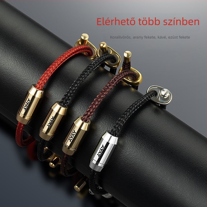 Dragon Year fém karkötő, U-formájú stílus, elektroplakálás, nyomtatott logó, Tian Yi Sheng márka