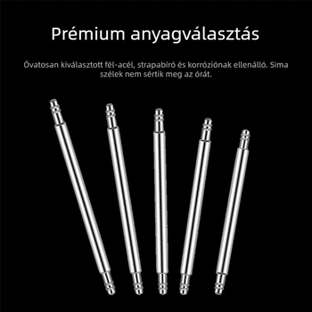 Record Work Órásjavító eszközök készlet – szíjcsatlakozó tengely, fülcsapok és lug csapok, fém, 144 vagy 108 darabos készlet