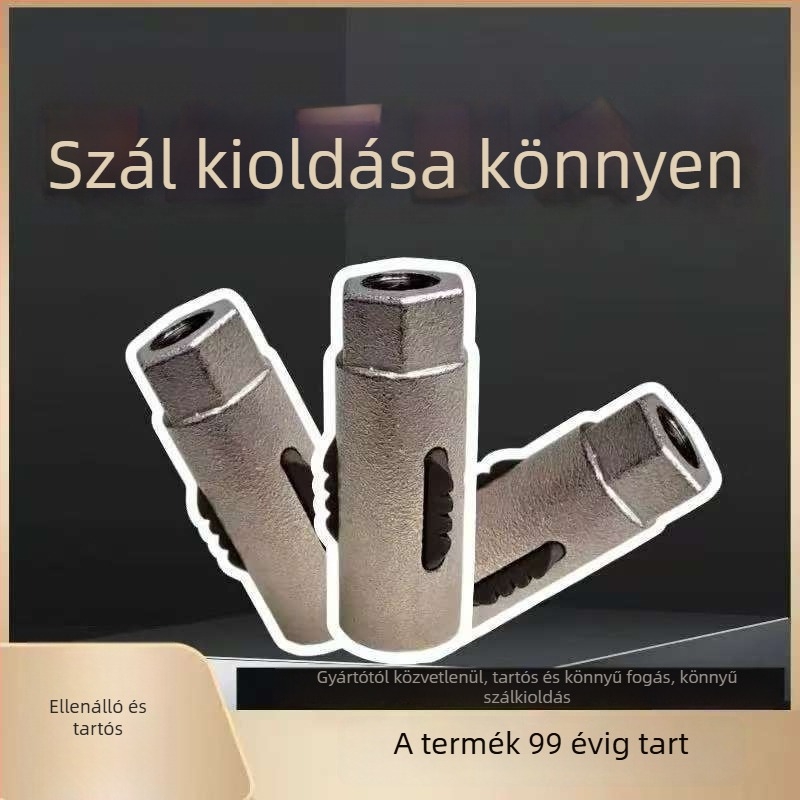 Csővezetékhez készült szétszerelő eszköz a vezeték eltávolításához, kovácsolt krom-vanádium acélból, 4 részes készlet, háztartási használatra