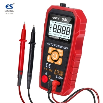 Automatikus tartományú digitális multiméter, háttérvilágítású kijelzővel, nagy pontosságú, kapacitás és hőmérséklet mérés