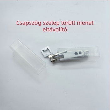 Quanbo acél, 6-darabos kivonókészlet csapokhoz és szögletes szelepekhez – otthoni javítások, Forma