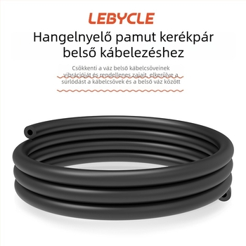 Belső kábelvezetés – hangtalan szivacstubus fék- és váltókábelekhez