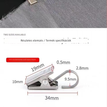 Függönyklipszek – fa, modern minimalista stílus, Unique márka