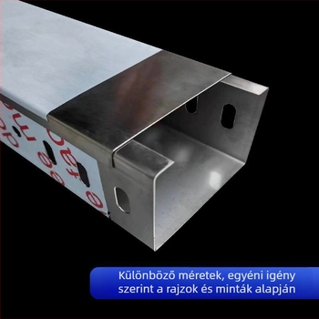 Paletta típusú kábelhíd, galvanizált kivitel, más alkalmazásokhoz