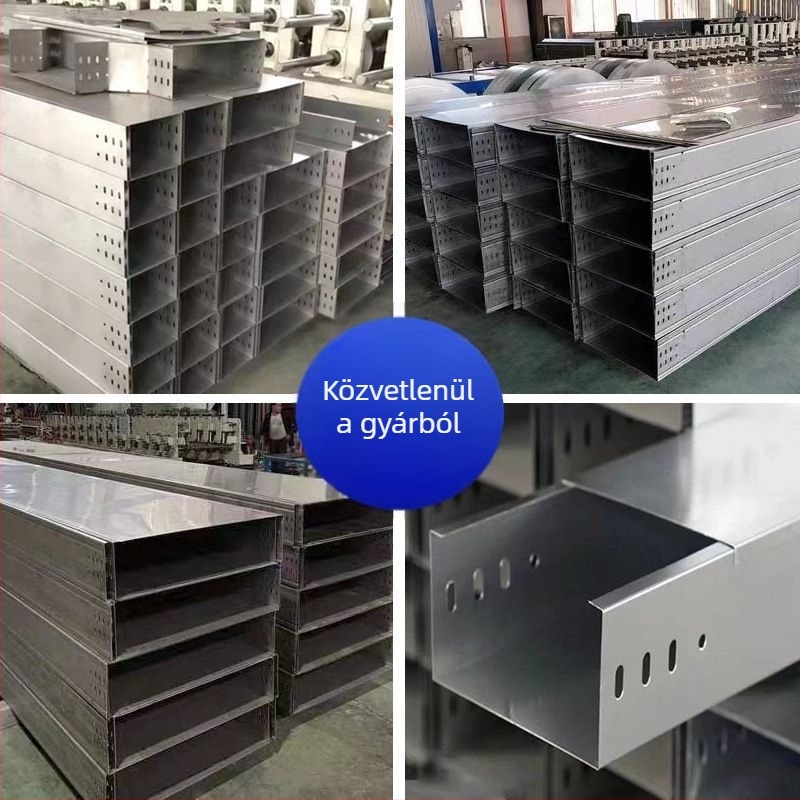 Paletta típusú kábelhíd, galvanizált kivitel, más alkalmazásokhoz