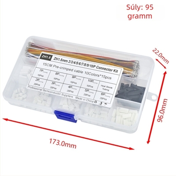 Rong yuwei 230 db 2,54 mm termináló készlet 9 pólusú terminál blokkhoz