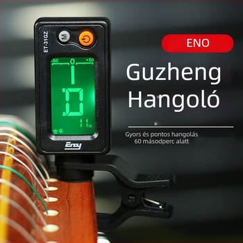Guzheng hangoló – Modell ET18GZ, Márka Eno, Anyag: Műanyag, Alkalmas hangszerhez, Elektronikus hangoló