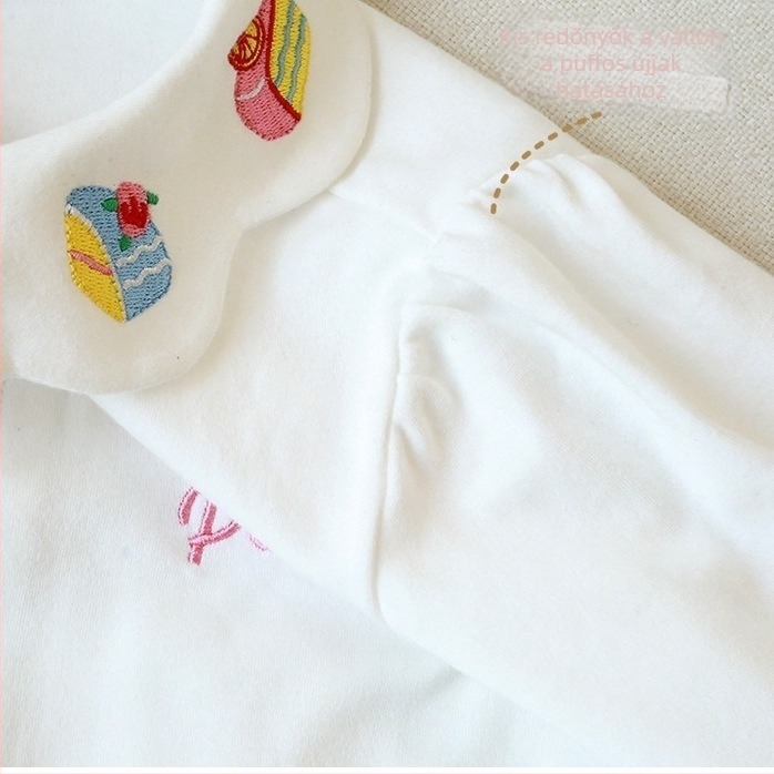 Lányoknak szóló japán stílusú pamut hosszú ujjú ing, 3–8 év, tavasz