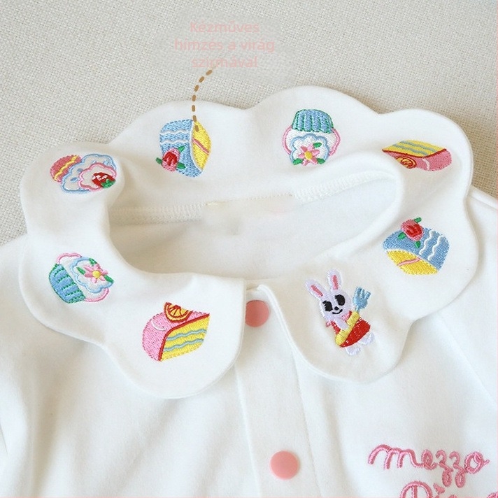 Lányoknak szóló japán stílusú pamut hosszú ujjú ing, 3–8 év, tavasz