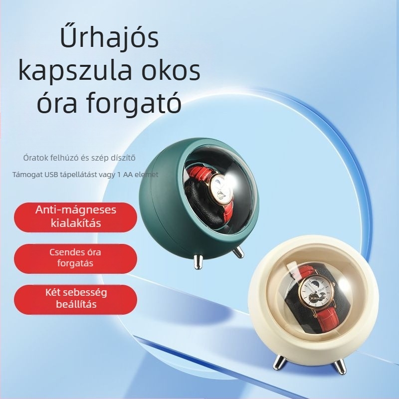 Automata mechanikus óra felhúzóval és tároló dobozzal – Unique, 2021 nyári kiadás