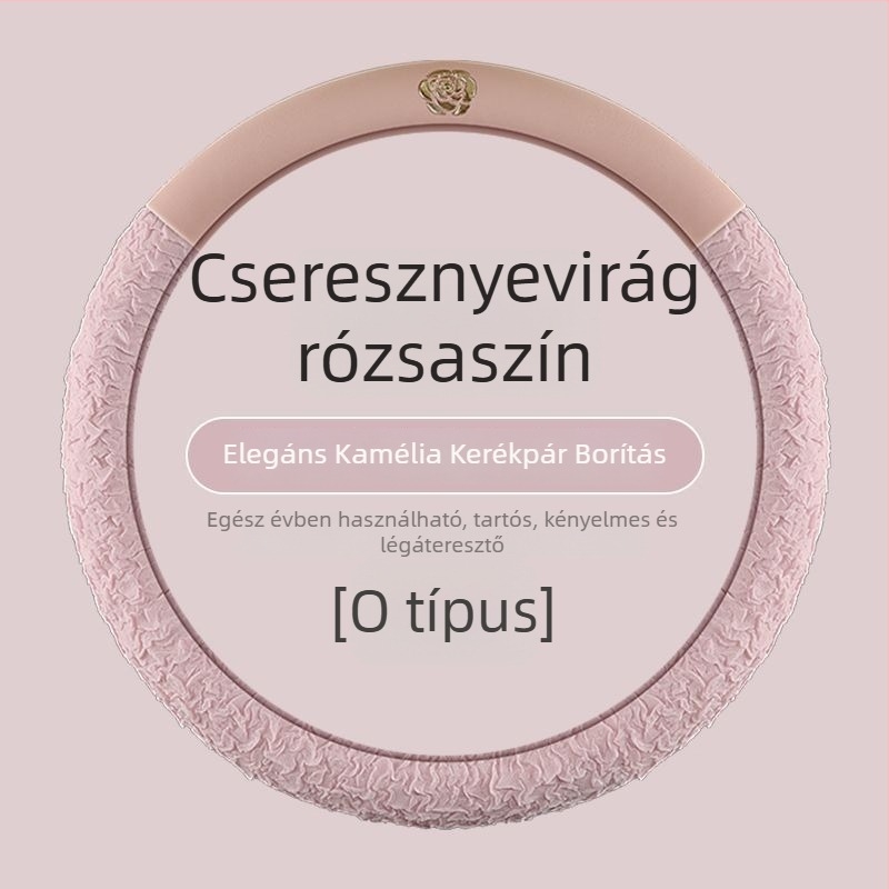 Valódi bőrből készült kormánykerék-huzat, üzleti stílus, tavasz és ősz kompatibilis, általános célú illeszkedés a legtöbb autóhoz, telepítés speciális autókhoz